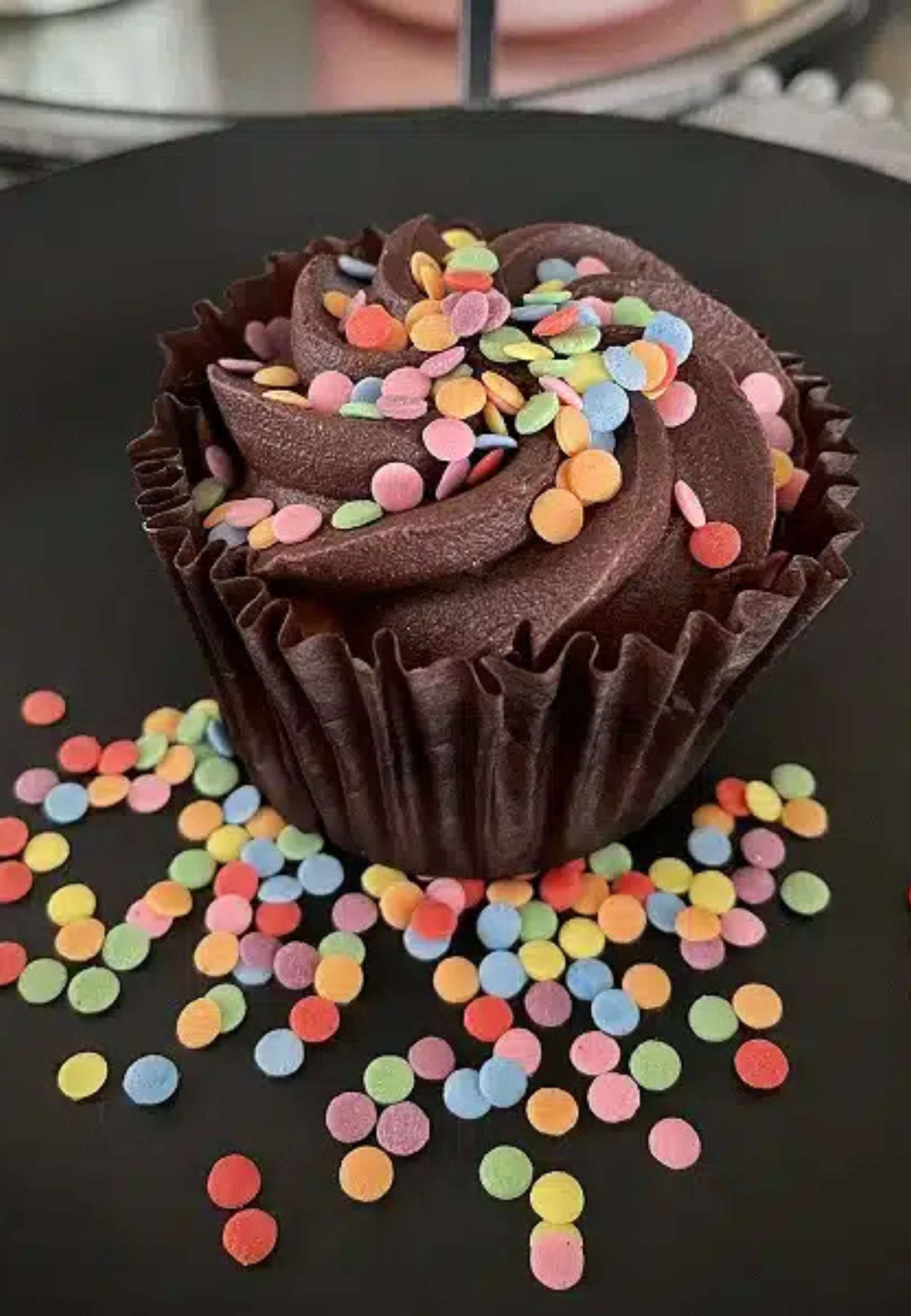 Chocolate Cupcake with Sprinkles